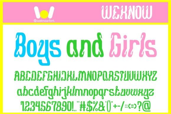 Boys and Girls: A Sophisticated Display Font for Editorial Design