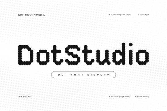 Dotstudio: A Modern Display Typeface for Bold Branding