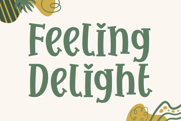 Feeling Delight: The Elegant Display Typeface for Makers