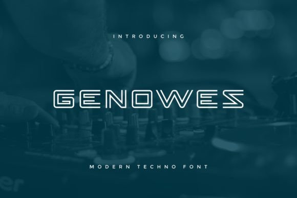Genowes: The Bold Modern Display Font for Memorable Branding
