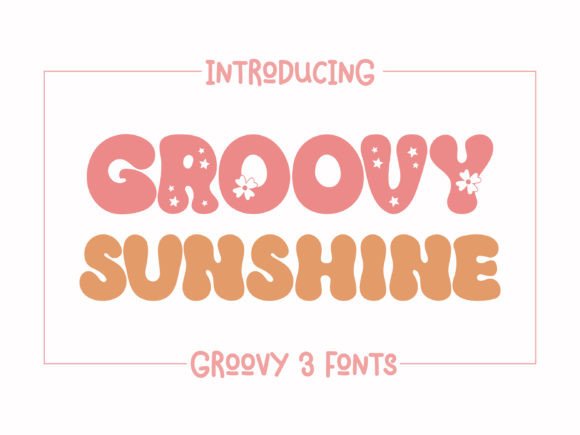 Groovy Sunshine: The Ultimate Retro Display Font