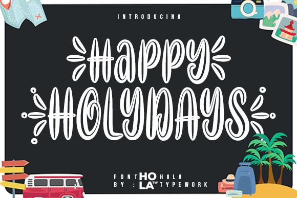 Happy Holydays: The Perfect Display Font for Your Brand Identity