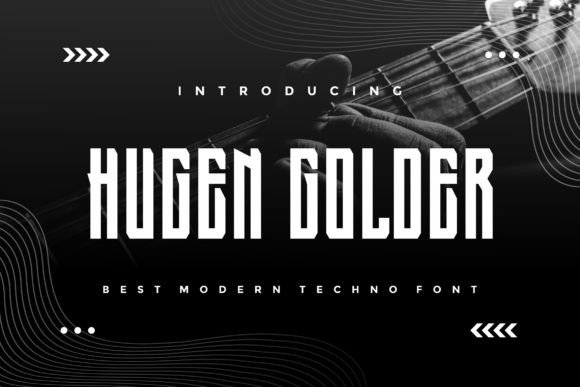 Hugen Golder: The Modern Display Font for Creative Sellers