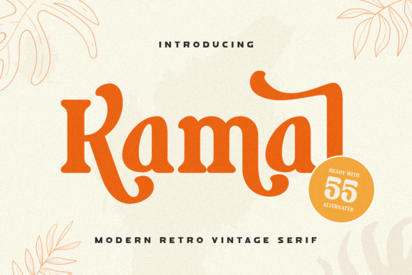 Kamal: The Retro Display Font for Bold Branding Projects