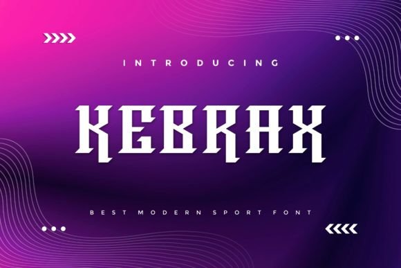 Kebrax: The Bold Modern Font for Memorable Business Branding