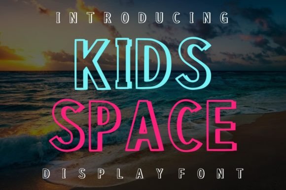 Kids Space: The Premium Display Font for Scroll-Stopping Campaigns