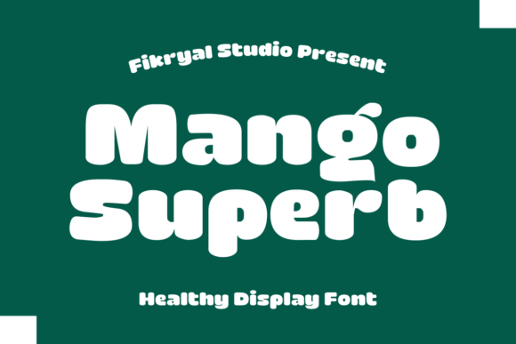 Mango Superb: The Bold Display Typeface for Creative Sellers
