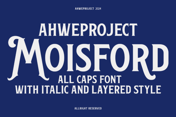 Moisford: The Premium Display Font for Polished Branding