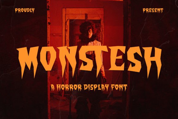 Monstesh: A Sinister Display Typeface for Bold Editorial Design