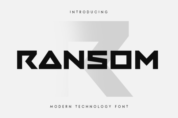 Ransom: The Modern Display Font for Bold Brand Identity