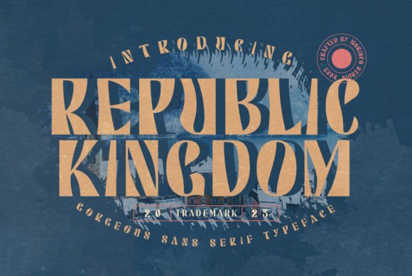 Republic Kingdom: The Modern Typeface for Handmade Shop Branding