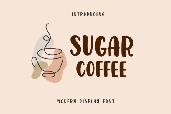 Sugar Coffee: A Modern Display Font for Bold Editorial Design