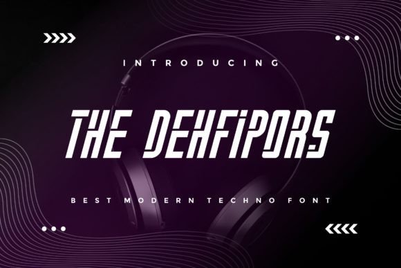 The Dehfipors: A Modern Display Font for Creative Digital Projects