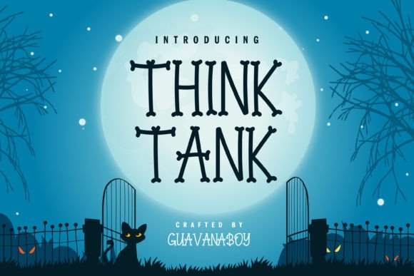 Think Tank: The Joyful Display Font for Small Business Branding