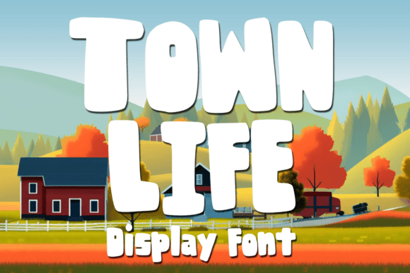 Town Life: The Bold Display Font for Memorable Branding